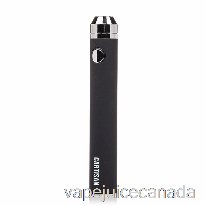 Vape Disposable Canada Cartisan Button VV 1300 510 Battery Black